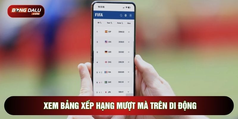 Bảng xếp hạng 3 Xem bảng xếp hạng mượt mà trên di động