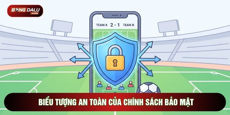 Biểu tượng an toàn của chính sách bảo mật